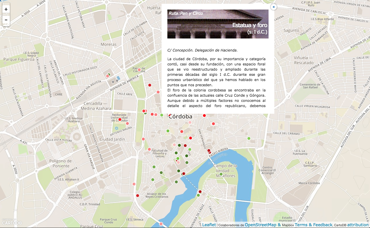Explorando una ciudad con APIs: el caso de Córdoba y su explorador de rutas arqueológicas